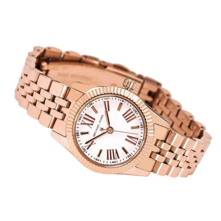 Michael Kors Women’s Quartz Stainless Steel White Dial 26mm MK3230 - twentyfour