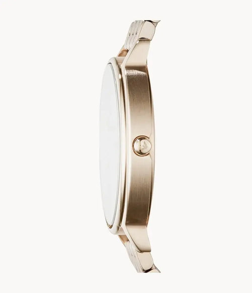 Emporio Armani Women’s Quartz Stainless Steel Rose Gold Dial 32mm Watch AR11062 - twentyfour