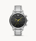 Emporio Armani | Men’s Quartz Stainless Steel Black 46mm Watch AR11324 - twentyfour