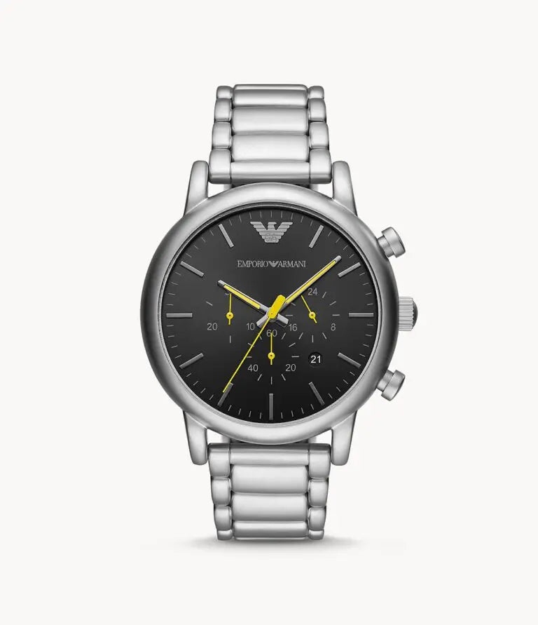 Emporio Armani | Men’s Quartz Stainless Steel Black 46mm Watch AR11324 - twentyfour