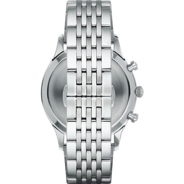 Emporio Armani Men’s Quartz Stainless Steel Black Dial 43mm Watch AR 1863