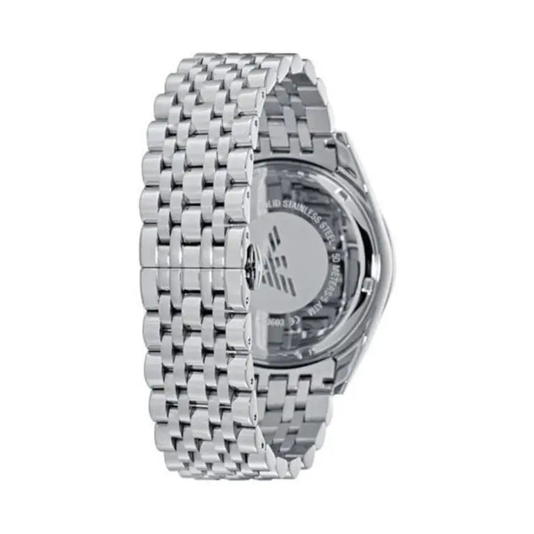 Emporio Armani | Men’s Chronograph Quartz Stainless Steel Blue Dial 46mm Watch AR 6072 - twentyfour