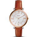Fossil Women’s Quartz Brown Leather Strap White Dial 36mm ES3842 - twentyfour