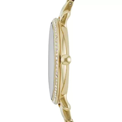 Fossil Women’s Quartz Stainless Steel Gold Dial 36mm ES3547 - twentyfour