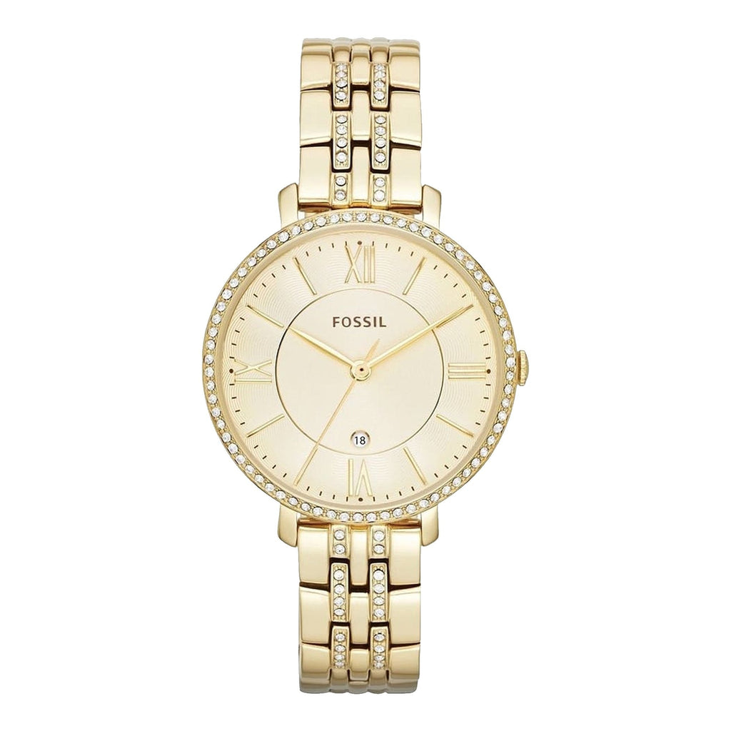 Fossil Women’s Quartz Stainless Steel Gold Dial 36mm ES3547 - twentyfour