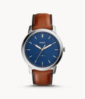 Fossil Men’s Quartz Brown Leather Strap Blue Dial 44mm FS5304 - twentyfour