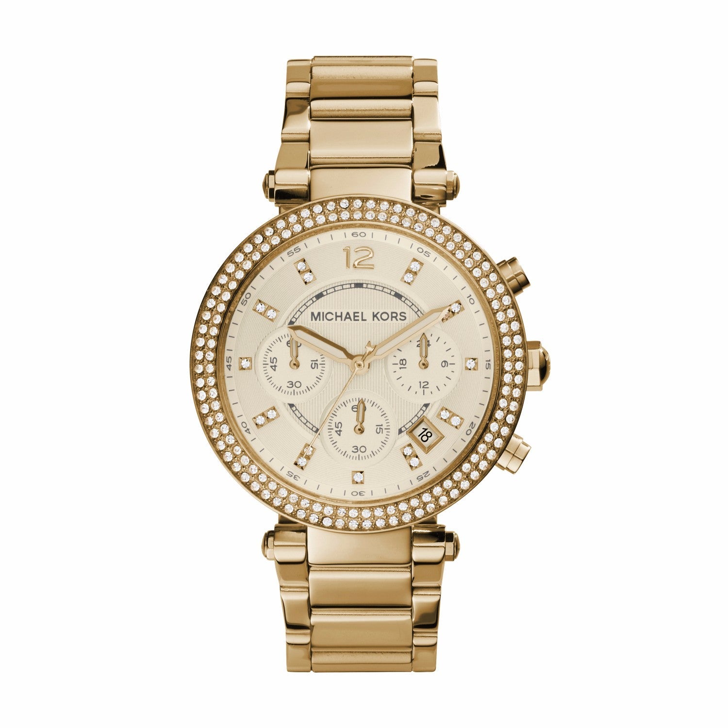 Michael Kors Women’s | Quartz Stainless Steel | Champagne Dial 39mm Watch MK 5354 - twentyfour