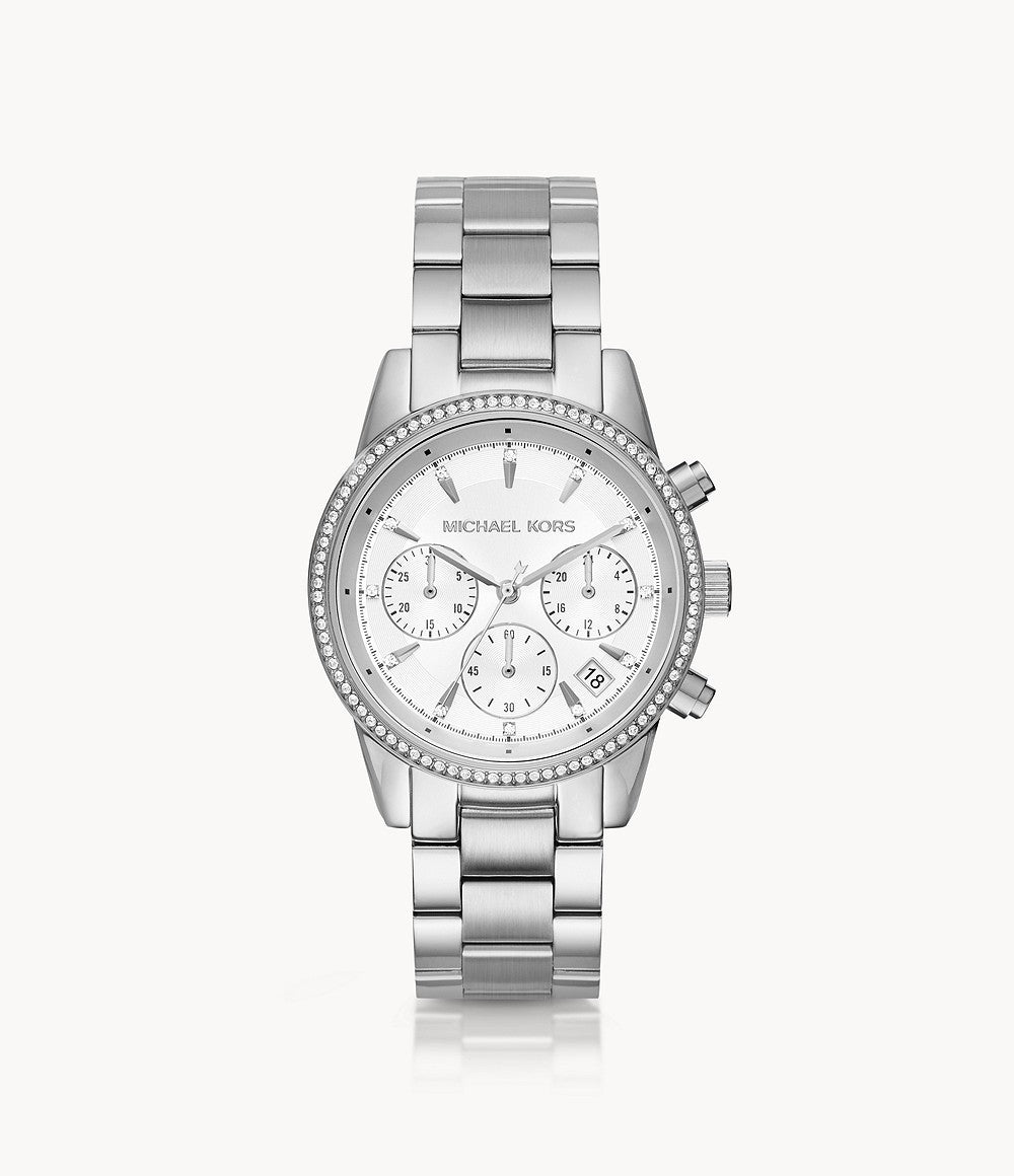 Michael Kors Women’s Quartz Stainless Steel White Dial 37mm Watch MK6428 - twentyfour