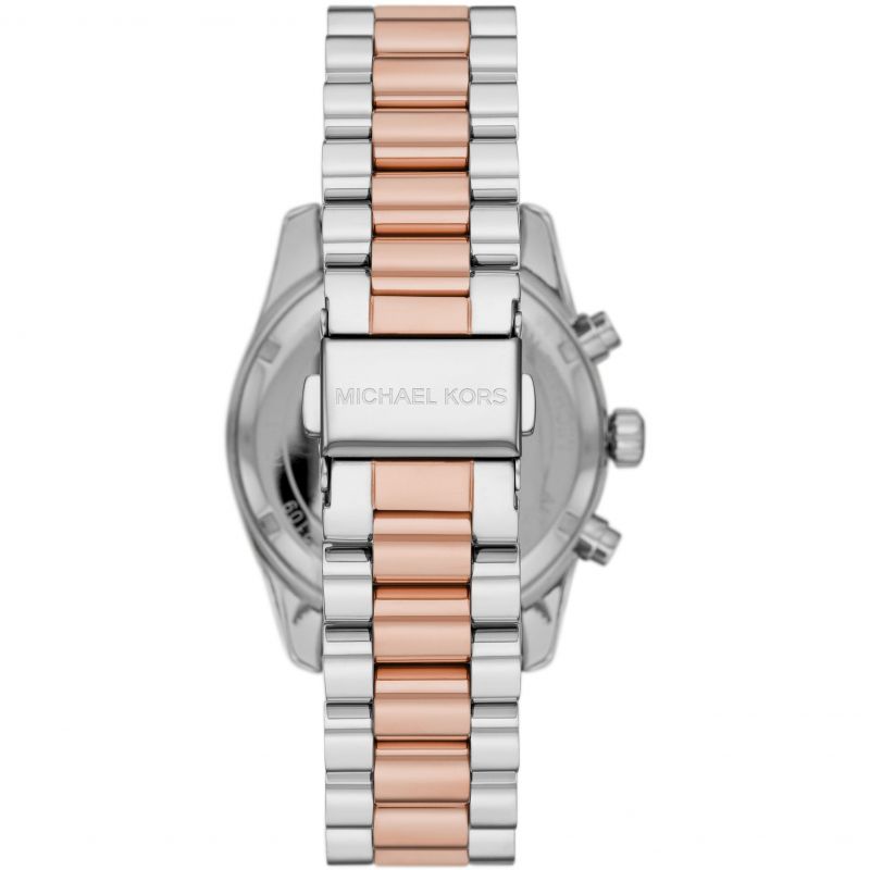 Michael Kors Women’s Quartz Two-tone Stainless Steel Rose Gold Mother Of pearl Dial 38mm Watch MK7219 - twentyfour
