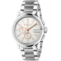 Gucci Men’s | Quartz Stainless Steel Silver Dial 44mm YA101201 - twentyfour