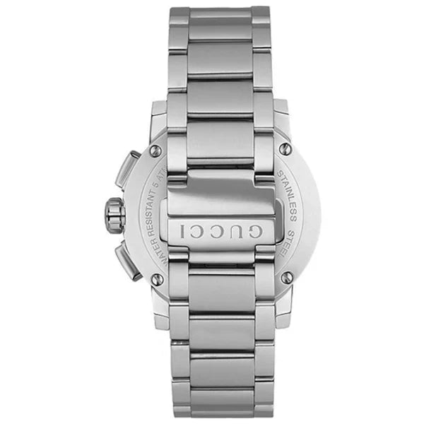 Gucci Men’s | Quartz Stainless Steel Silver Dial 44mm YA101201 - twentyfour