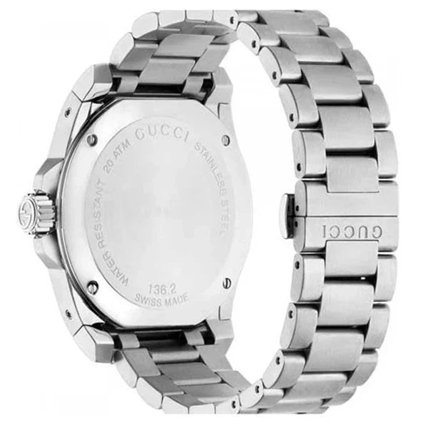 Gucci Men’s | Quartz Stainless Steel Black Dial 45mm YA136208