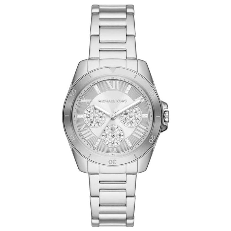 Michael Kors Women’s Quartz Silver Stainless Steel White Dial 36mm Watch MK7263 - twentyfour