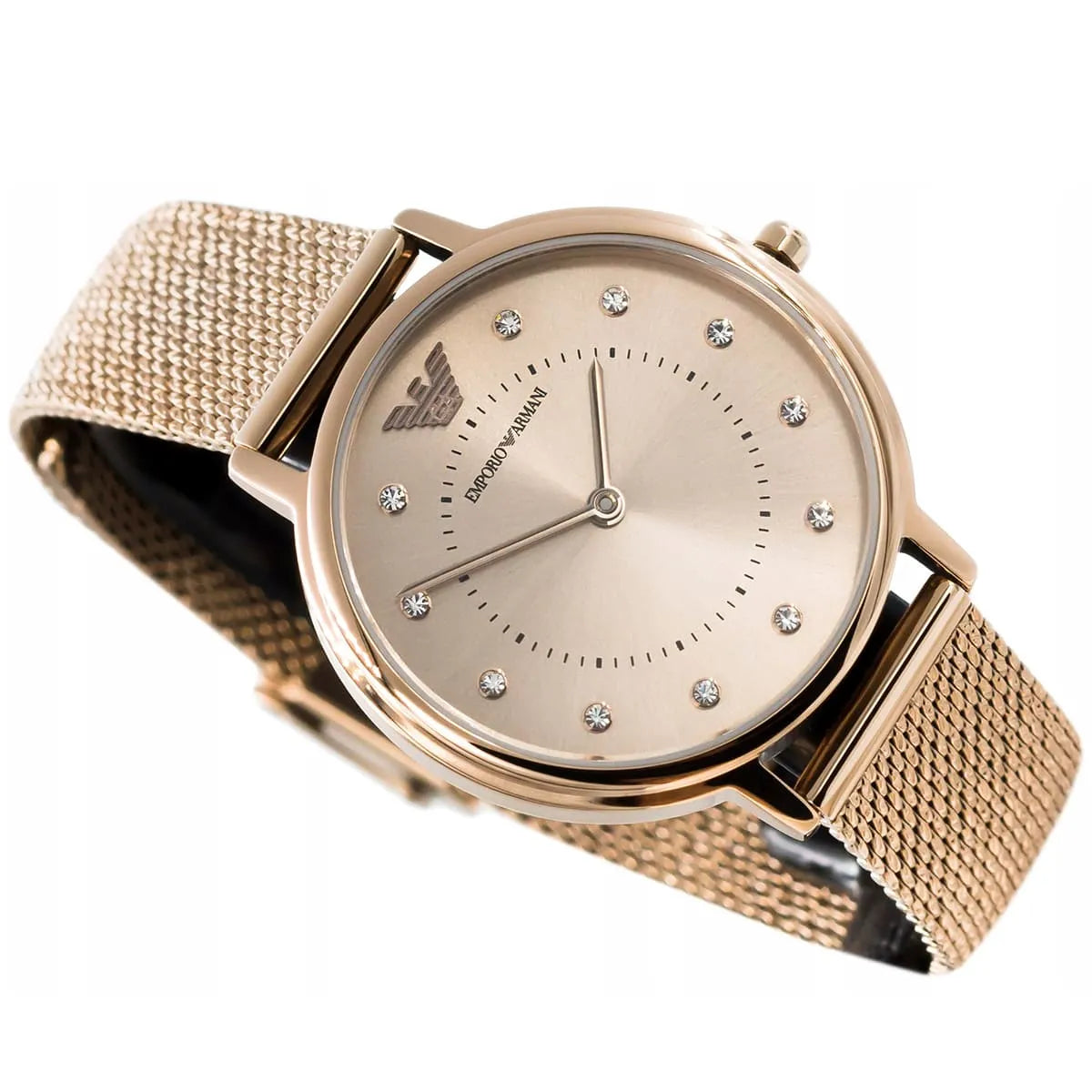 Emporio Armani | Women’s Analog Stainless Steel Rose Gold Dial 32mm AR11129 - twentyfour