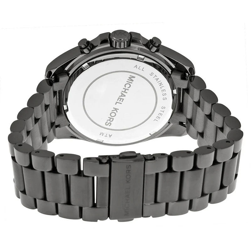 Michael Kors Men’s Quartz Grey Stainless Steel White Dial 43mm Watch MK5952 - twentyfour