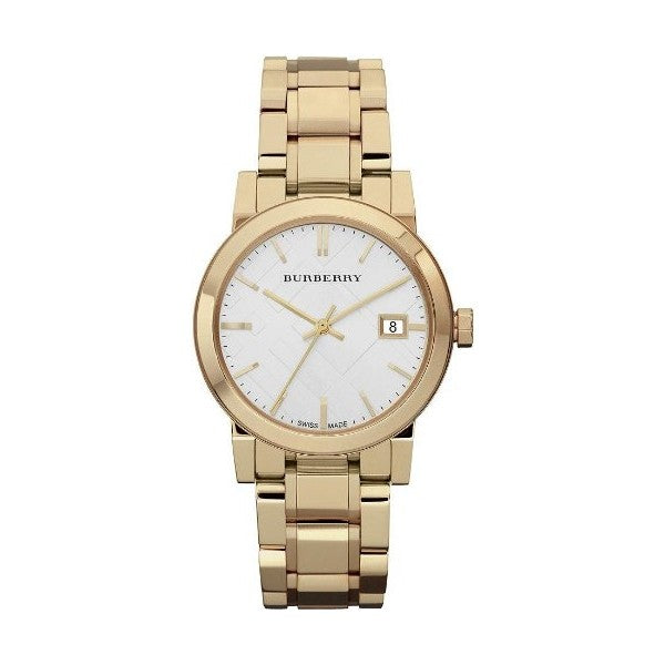 Burberry Women’s White Dial Gold-tone 34mm – BU-9103 - twentyfour