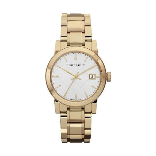 Burberry Women’s White Dial Gold-tone 34mm – BU-9103 - twentyfour