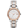 Burberry Women’s | Stainless Steel Two Tone Silver Dial 34mm BU9105 - twentyfour