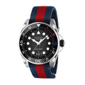Gucci Men’s | Quartz Nylon Strap Black Dial 45mm Watch YA136210 - twentyfour