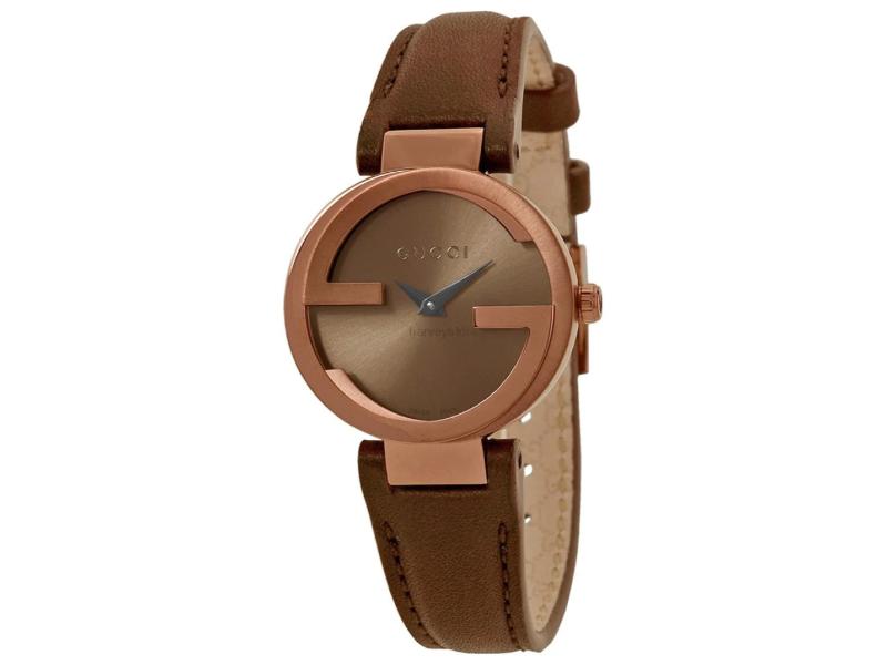 Gucci Women’s | Quartz Leather Strap Brown Dial 29mm YA133504 - twentyfour