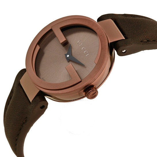 Gucci Women’s | Quartz Leather Strap Brown Dial 29mm YA133504 - twentyfour