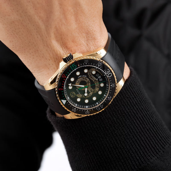 Gucci Men’s | Quartz Silicone Strap Black Dial 45mm YA136219
