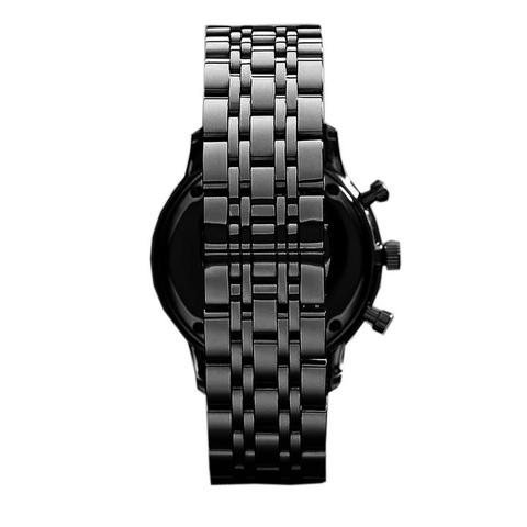 Emporio Armani Men’s Chronograph Quartz Stainless Steel Black Dial 43mm Watch AR 1934