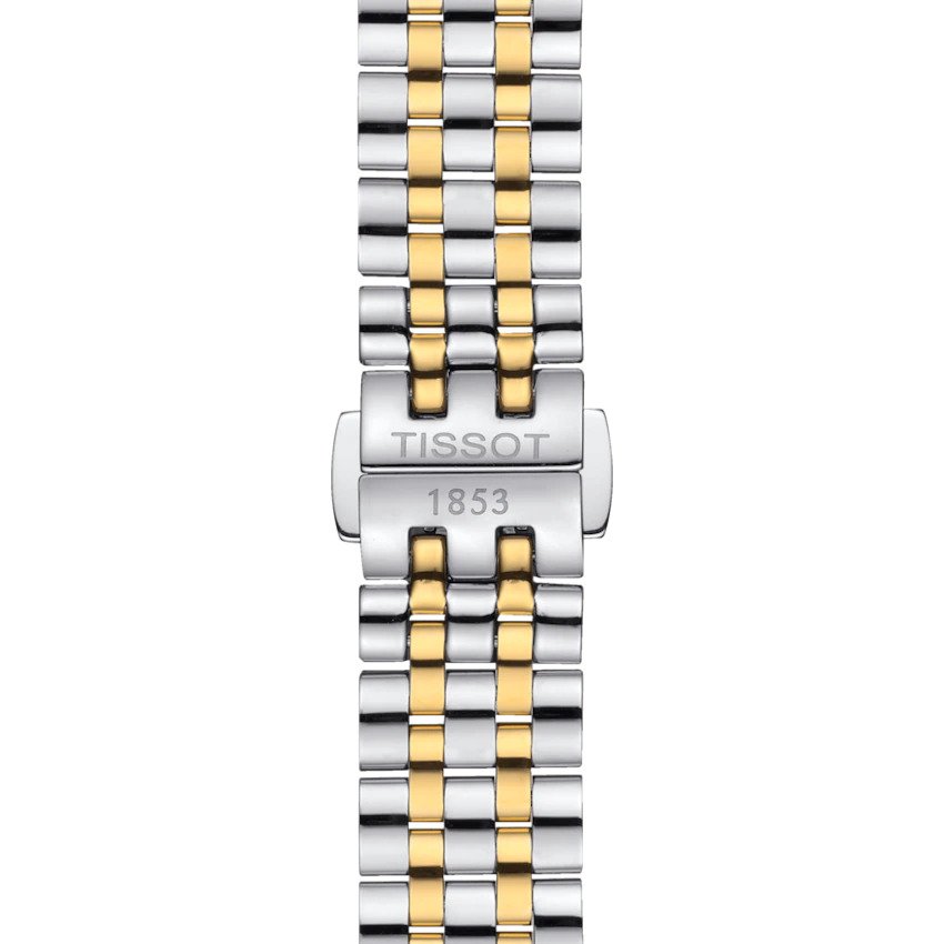Tissot Women’s Quartz Swiss Made Two-tone Stainless Steel Silver Dial 30mm Watch T122.210.22.033.00