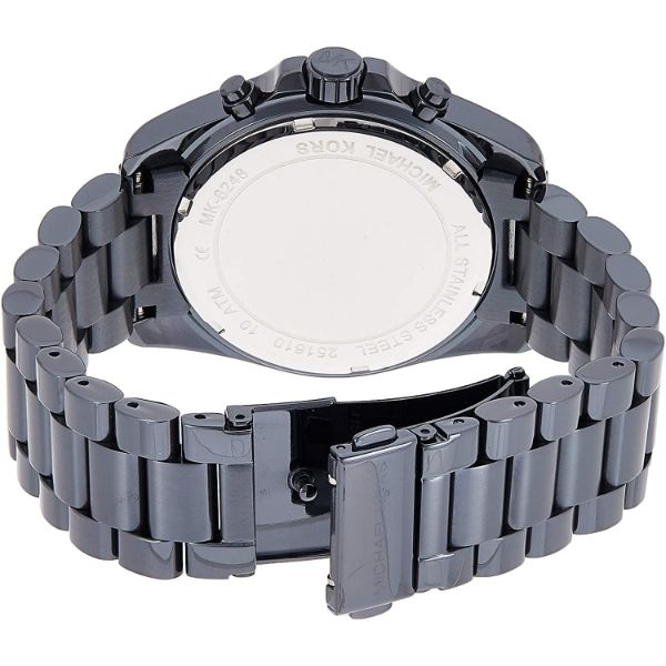 Michael Kors Men’s | Chronograph Quartz Stainless Steel | Blue Dial 42mm Watch MK 6248 - twentyfour