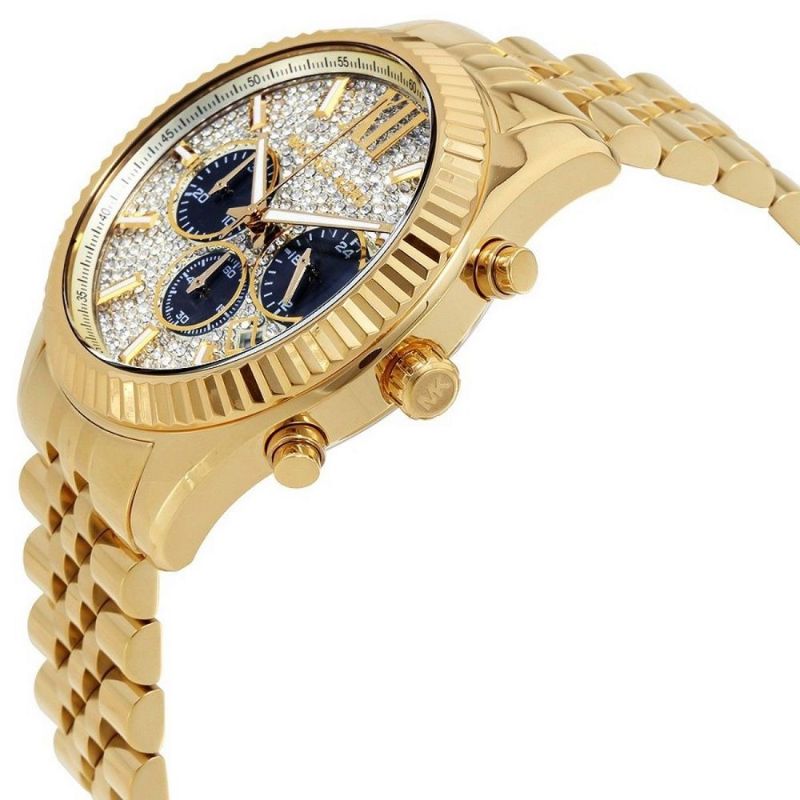 Michael Kors Men’s | Chronograph Quartz Stainless Steel Gold | Dial 44mm MK 8494 - twentyfour