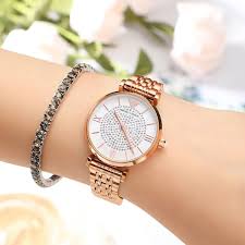 Emporio Armani Women’s Quartz Rose Gold Stainless Steel Silver Crystal Pave Dial 32mm AR11244 - twentyfour