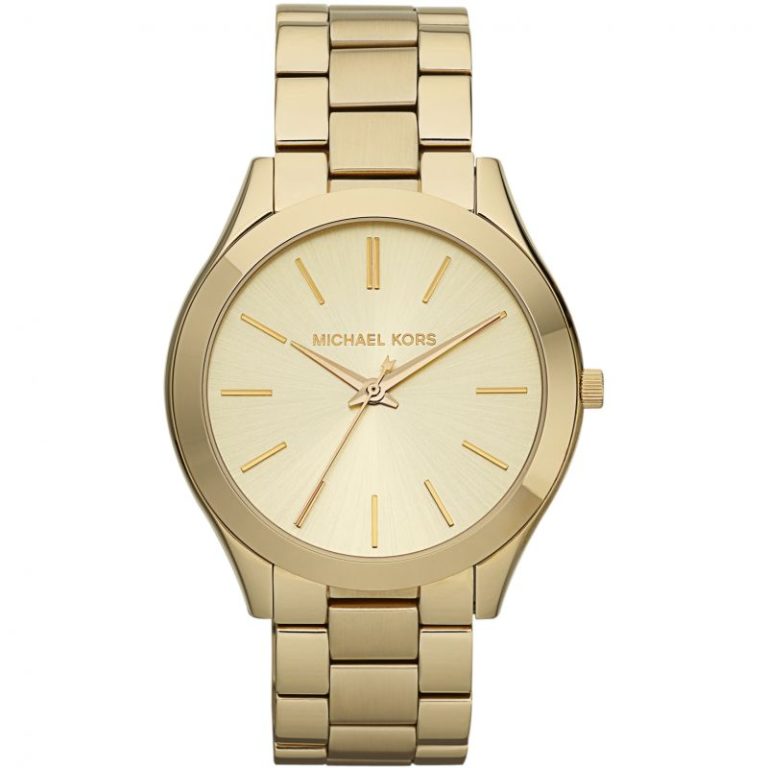 Michael Kors Women’s Quartz Gold Stainless Steel Champagne Dial 42mm Watch MK3179 - twentyfour