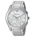 Emporio Armani Men’s Quartz Analog Stainless Steel Silver Dial 45mm AR 11081 - twentyfour