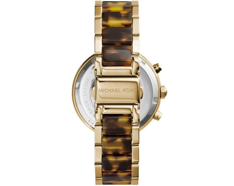 Michael Kors Women’s Quartz Two-tone Stainless Steel Gold Dial 39mm Watch MK5688 - twentyfour